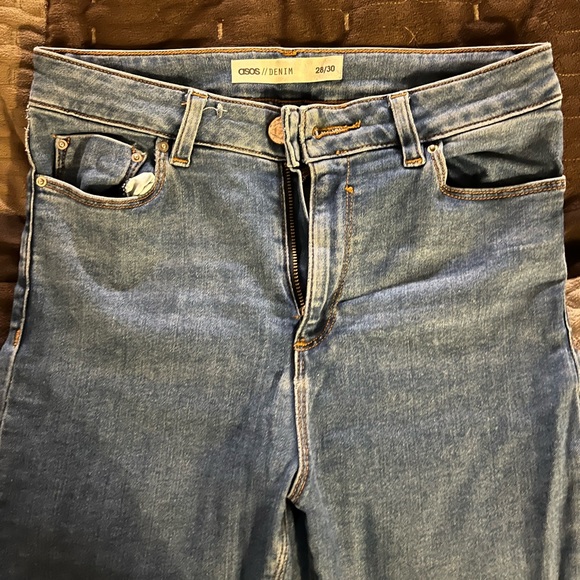 ASOS Design Ridley high waisted skinny jeans in light wash - Picture 6 of 6